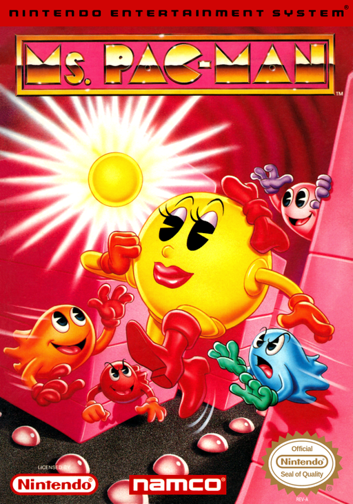 Ms. Pac-Man (USA) (Namco) box art